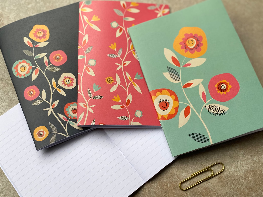 notebooks, cards, thank you cards