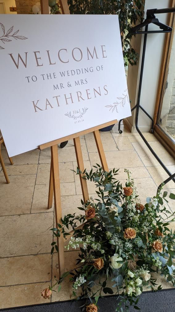 wedding welcome sign 